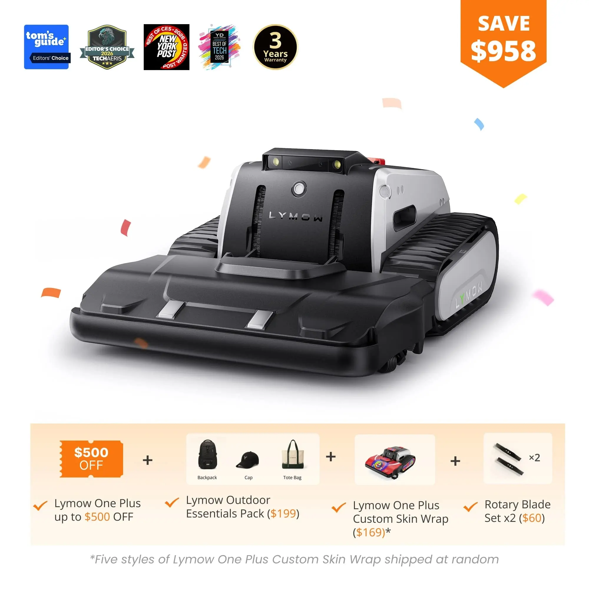 Lymow One Plus Robotic Lawn Mower